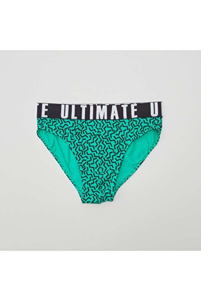 KIABI Pack of 3 printed briefs BLACK