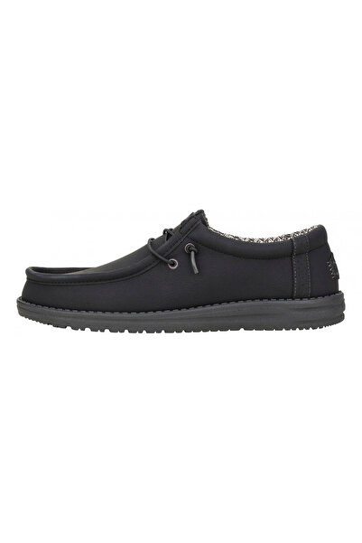 HEY DUDE Erkek Oxford ( Klasik) HD.41894-070 Hey Dude Wally Classic Black/Charcoal