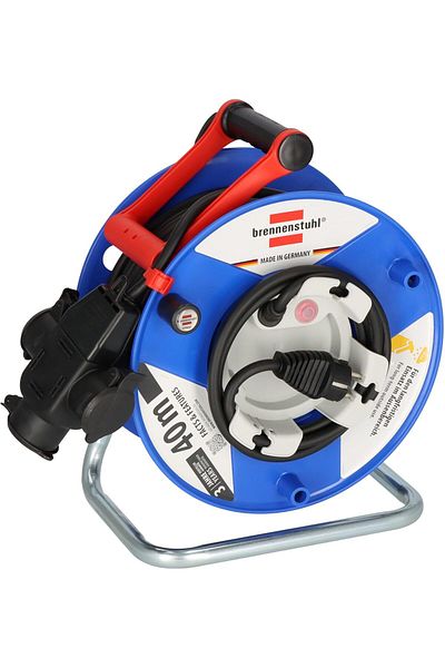STOREMAX Ntwork Garant Ip44 Licensed 38+2 Meter 3 Socket 3g1.5 Reel Cable Art 1087243