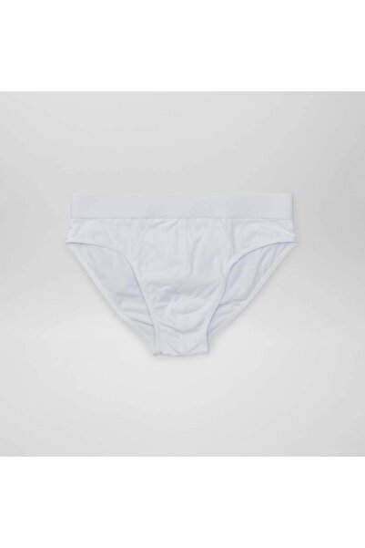 KIABI مجموعة من 3 سراويل داخلية بتصميم صديق للبيئة باللون الأبيض