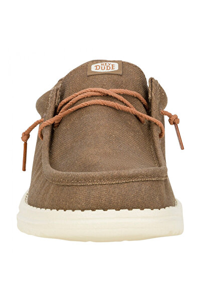HEY DUDE Ανδρικά παπούτσια Oxford (Classic) HD.41873-267 Hey Dude Wally Waxed Canvas Walnut