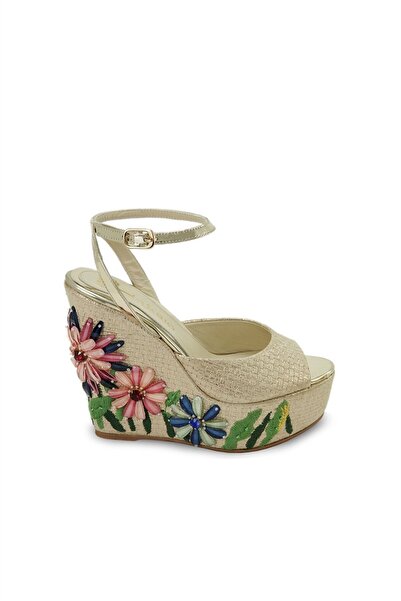 Vario Kadın Pudra Dolgu Topuklu Ayakkabı