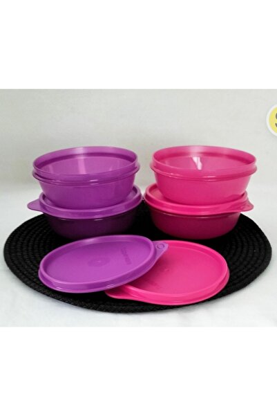 Tupperware Şeker Kap 4 Adet 300 ML.