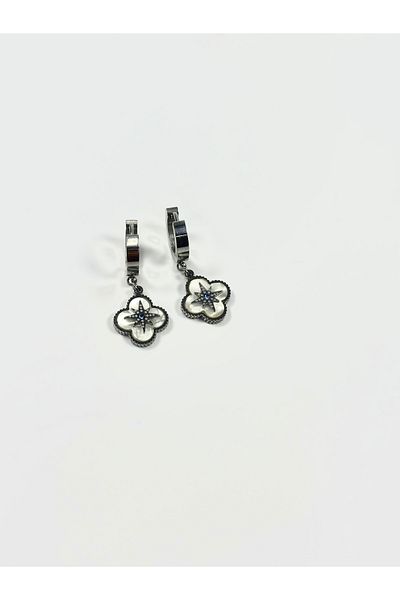 Store Steel Earrings - Gray - Without Stone
