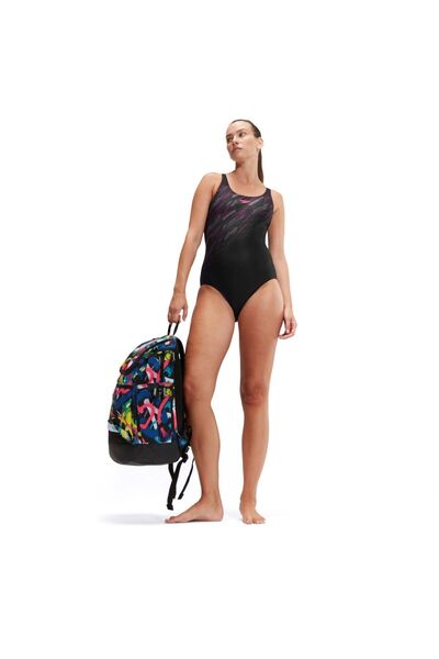 SPEEDO Hyperboom Muscleback Women's Swimsuit (Black)