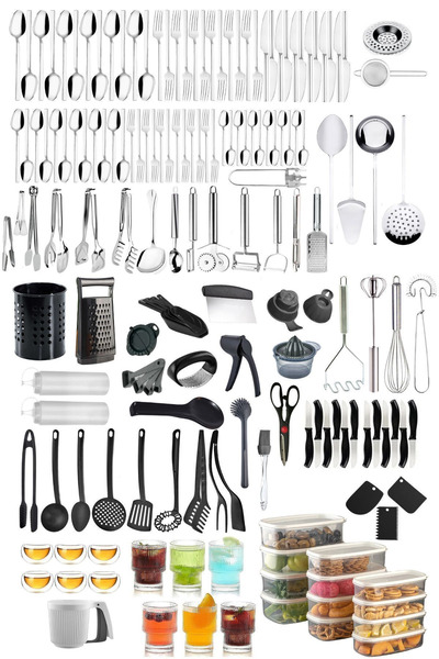 Mirilliahome Pratik Mutfak Gereçleri Ve Servis Seti