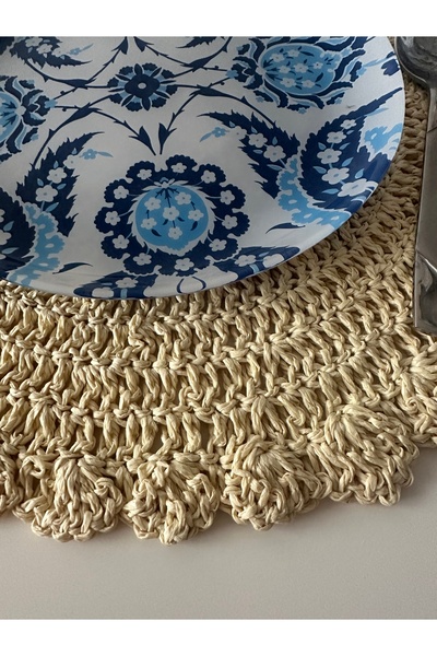 Blue Atelier El Örgüsü Kâğıt İp Supla Vintage