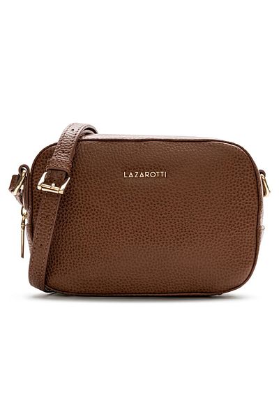 Lazarotti Bologna Leather Umhängetasche Leder 19 cm