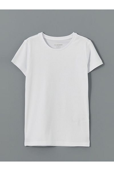 LC Waikiki New Season Crew Neck Short Sleeve Boys' Undershirt - W4Lu52Z4