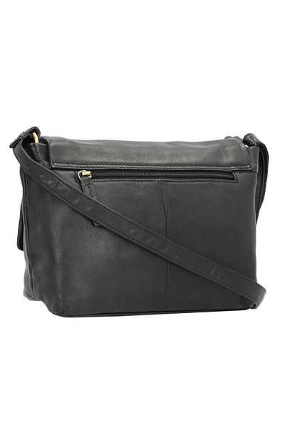 Burkely Geanta de umar naturala Norah Piele 24 cm