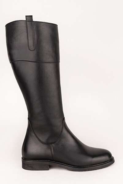 Elile Shoes Iç Astarı Kürklü Deri Kadın Çizme 41-42-43-44 Numara