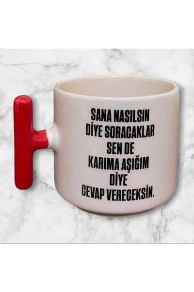 GameFruy I Love My Wife Double Sided Written t Mug Cup Red Handle