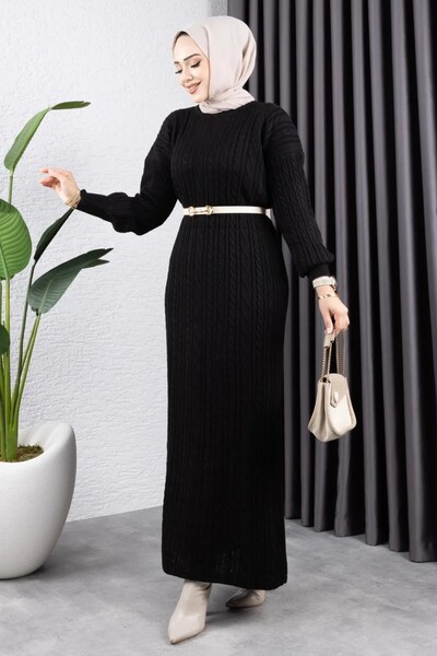 Şule Giyim Şura Triko Elbise Ekru