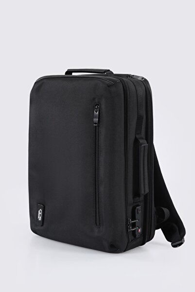 ÇÇS حقيبة ظهر CHASS 51604 مقاس 15.6 بوصة مزودة بمقبس USB وقفل مجمع