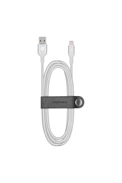 Momax Elite iPhone USB Cable Triple Braided 1.2m - Silver