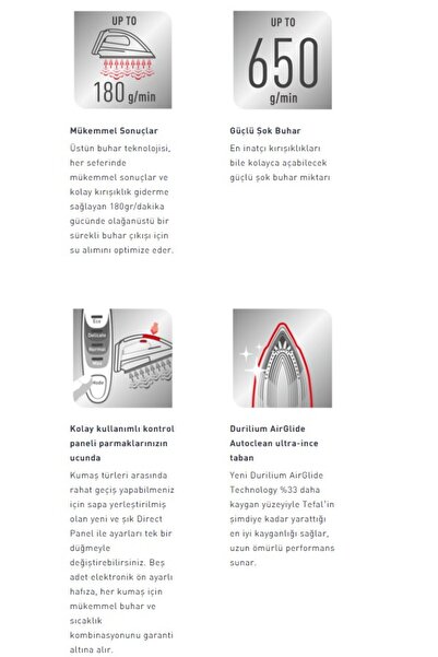 TEFAL Buhar Kazanlı Ütü, Pro Express Buhar Kazanlı Ütü :