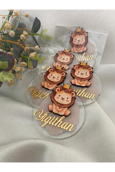 Gizem Graphic Aslan Temalı Pleksi Magnet 20'li Paket