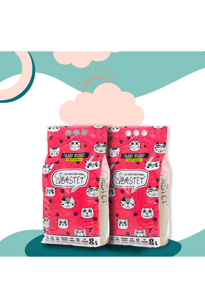 Bastet Tozsuz Kedi Kumu 2 Adet Poşet (TAMAMEN DOĞAL , AKTİF KARBONLU)
