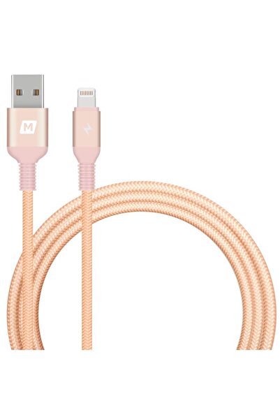 Momax Elite iPhone USB Cable Triple Braided 1.2m - Gold