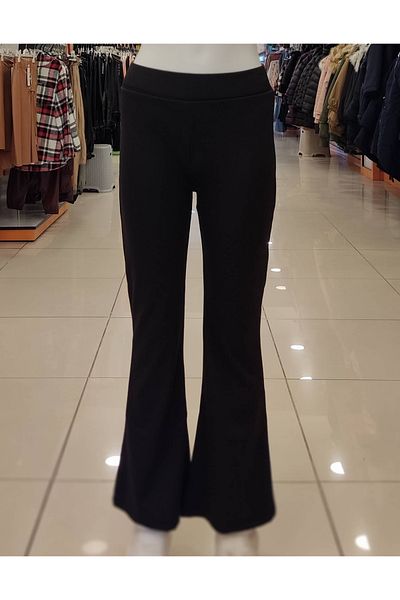 Yonca Çocuk 0114 Spanish Leg Girl's Trousers Ribbed Leggings