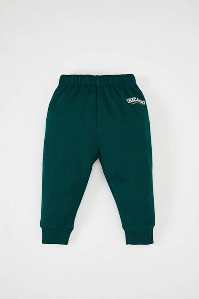 DeFacto D0722 Slogan Baskılı Sweatshirt Jogger Eşofman Alt