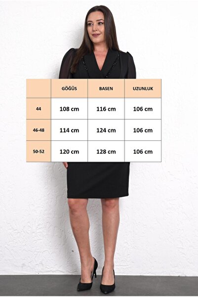 FOR ESRA BIG TREND Rochie de seară elastic din șifon, cu decolteu pentru două persoane, cu detalii de cristal și pietre , mărime Plus