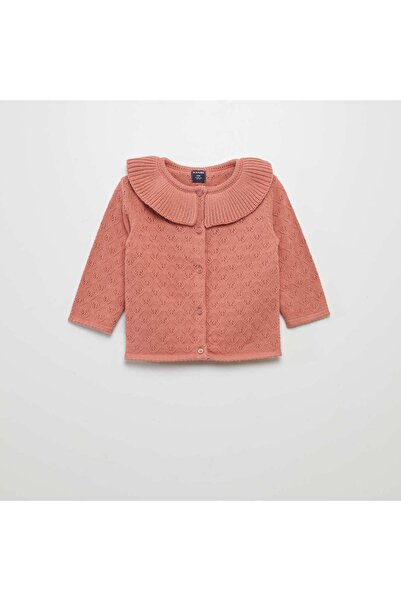 KIABI كارديجان محبوك مزخرف باللون الوردي