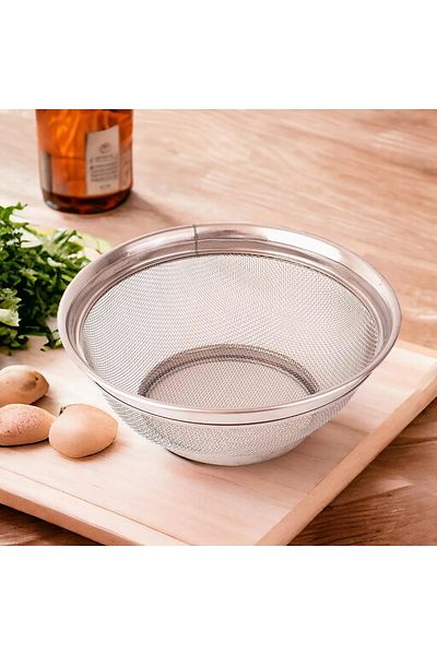 sedustore 26 cm Brass Strainer - Stainless Steel, Handleless Royaleks-SUZ26