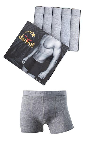 donset Ανδρικά μοτίβα Oversized Boxer - ΠΑΚΕΤΟ ΕΙΔΙΚΟ ΠΑΚΕΤΟ σε ειδικό κουτί των 5