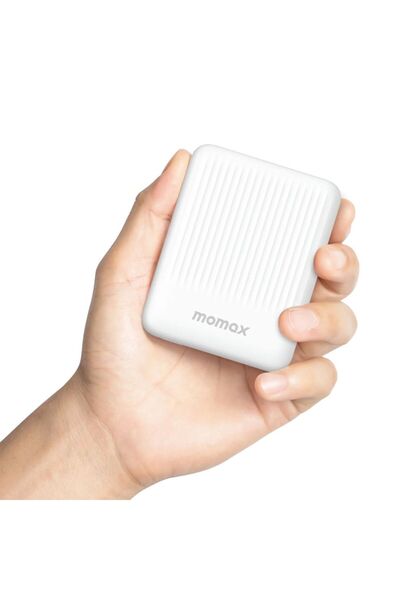 Momax Q.Mag Minimal 2 Wireless Magnetic Battery MagSafe 10000mAh - White