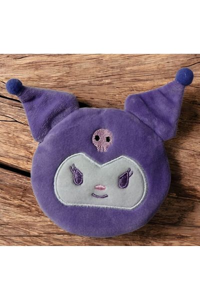 nihonwosekai Sanrio Kuromi My Melody Medium Plush Wallet