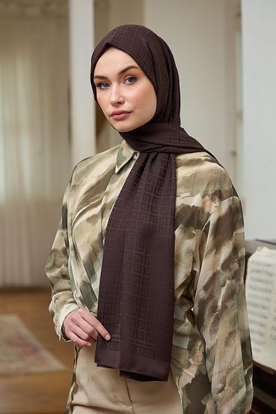 İpekhan 9016-11 Μοντέλο Summer Radiance Collection - Μεταξένιο, Ζακάρ και Σάλι Bitter Coffee