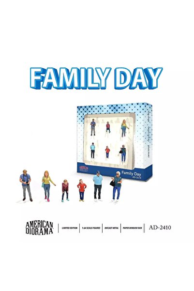 American Diorama 1/64 Figure Set: Family Day