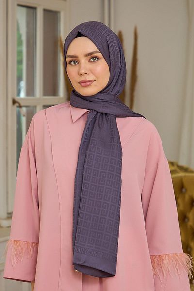 İpekhan Σάλι Arsenic Silky Jacquard - Summer Sparkle Collection 9016-18