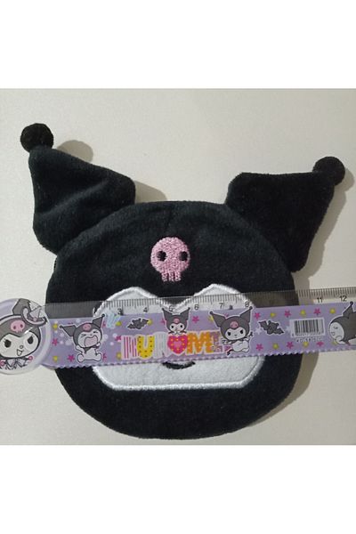 nihonwosekai Sanrio Kuromi My Melody Medium Plush Wallet