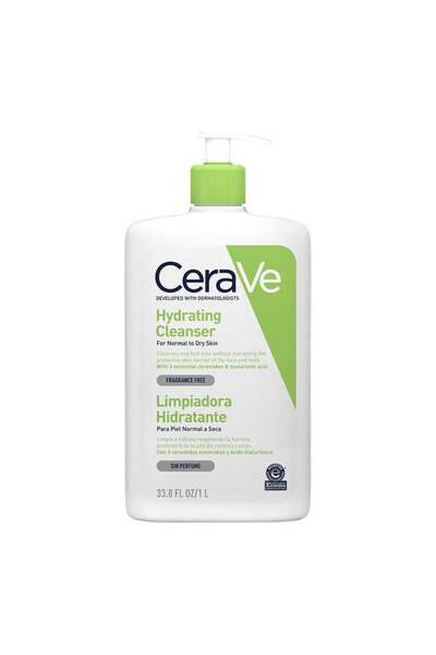 CeraVe Hydrating Cleansing Lotion for Normal to Dry Skin - 1L