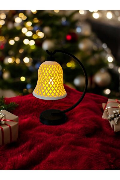 tekmation Masaüstü Mini Lambader , Led Mum Lambader, Dekoratif Çan Şeklinde L...