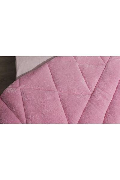 yok yok evim eve dair her şey Welsoft Fluffy Double Sided Little Princess Patterned Single Quilt Sleeping Set