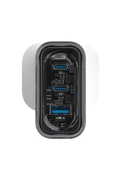 Momax 1-Charge Flow GaN Wall Charger 3 Ports 80W - White