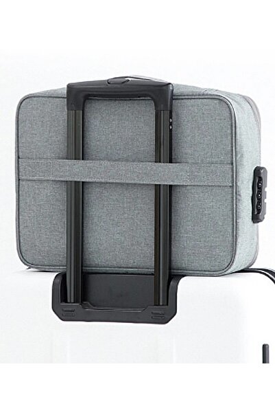 ONE KADO حقيبة منظمة مع قفل للسفر - منظم تخزين المستندات وجوازات السفر