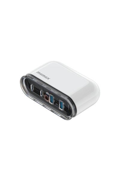 Momax 1-Charge Flow GaN Tech Desktop Charger 4 Ports 80W - White