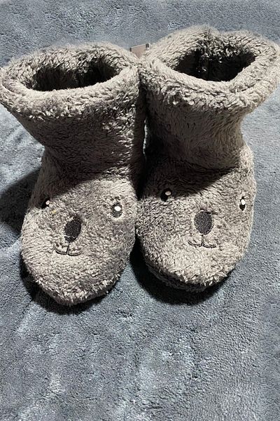 fluffy Детски ботуши за бродиране с плюшено мече
