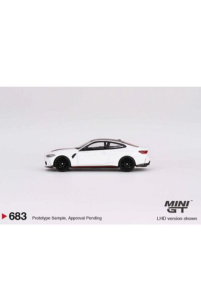 mini gt 1/64 Bmw M4 Csl Alpine White Mgt00683