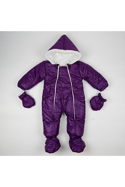 MAİBELLA Non-Marking Cotton Winter Romper for Baby Boys and Girls - Water and Cold Proof, Hooded Astronaut Cosmonaut