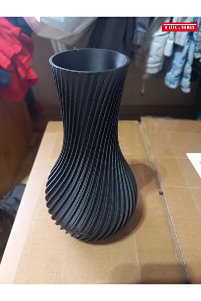 a life in games Vază decorativă modernă elegantă / mare – Design flori artificiale înalte Alb și colorat 21CM