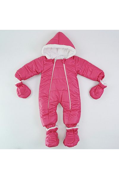 MAİBELLA Non-Marking Cotton Winter Romper for Baby Boys and Girls - Water and Cold Proof, Hooded Astronaut Cosmonaut