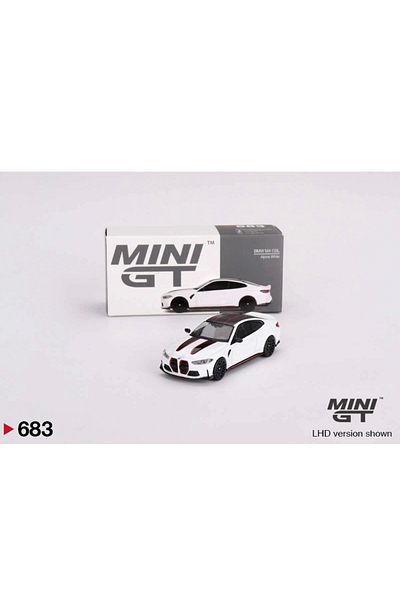 mini gt 1/64 Bmw M4 Csl Alpine White Mgt00683