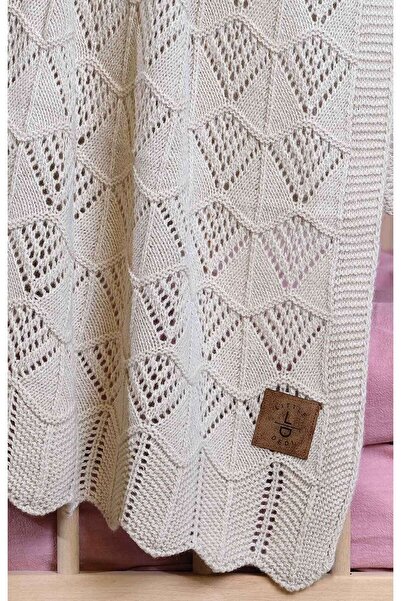 Next Baby Little Said Emilybaby Kid Blanket Model Knitting Patterned Stone - 80X100