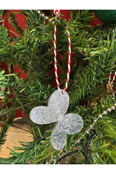 Bivalvia Accessories زخرفة شجرة عيد الميلاد إيبوكسي على شكل فراشة