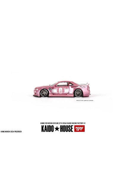 mini gt Kaido House Nissan Skyline GT-R (R34) KAIDO RACING FACTORY V1 128